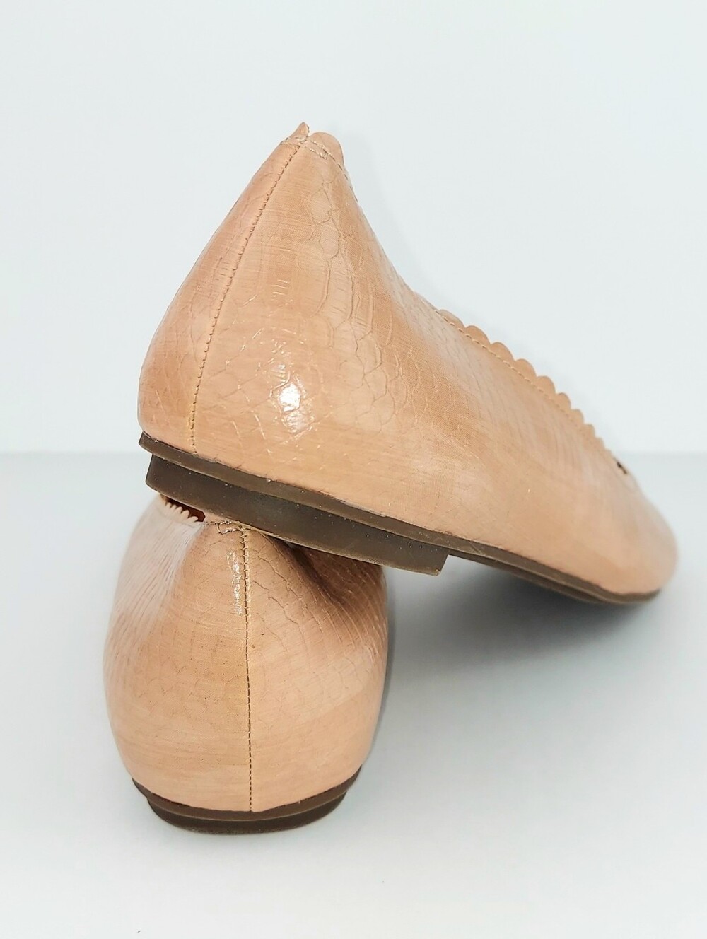 Vionic Julieta Snake Scalloped Ballet Flats 9.5 - Picture 6 of 13